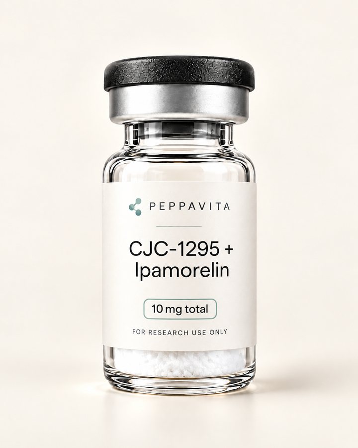 PEPPAVITA CJC-1295 + Ipamorelin 10 mg total vial